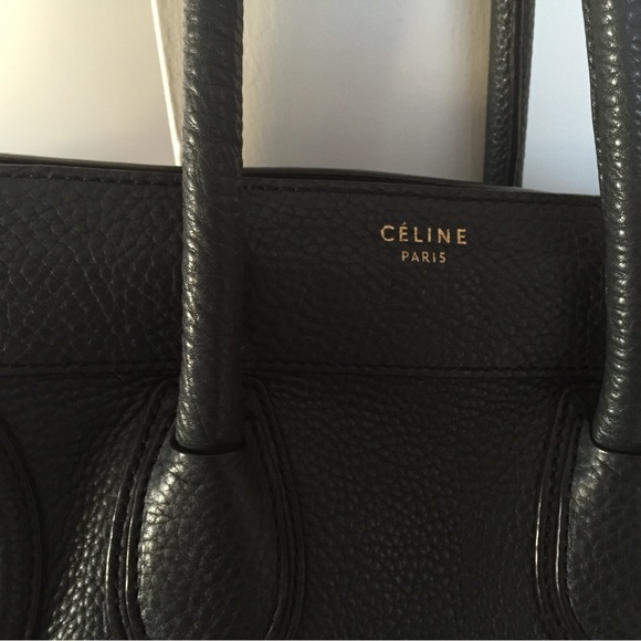Celine Large Luggage Bag Pebbled Leather - Picture 4 of 7